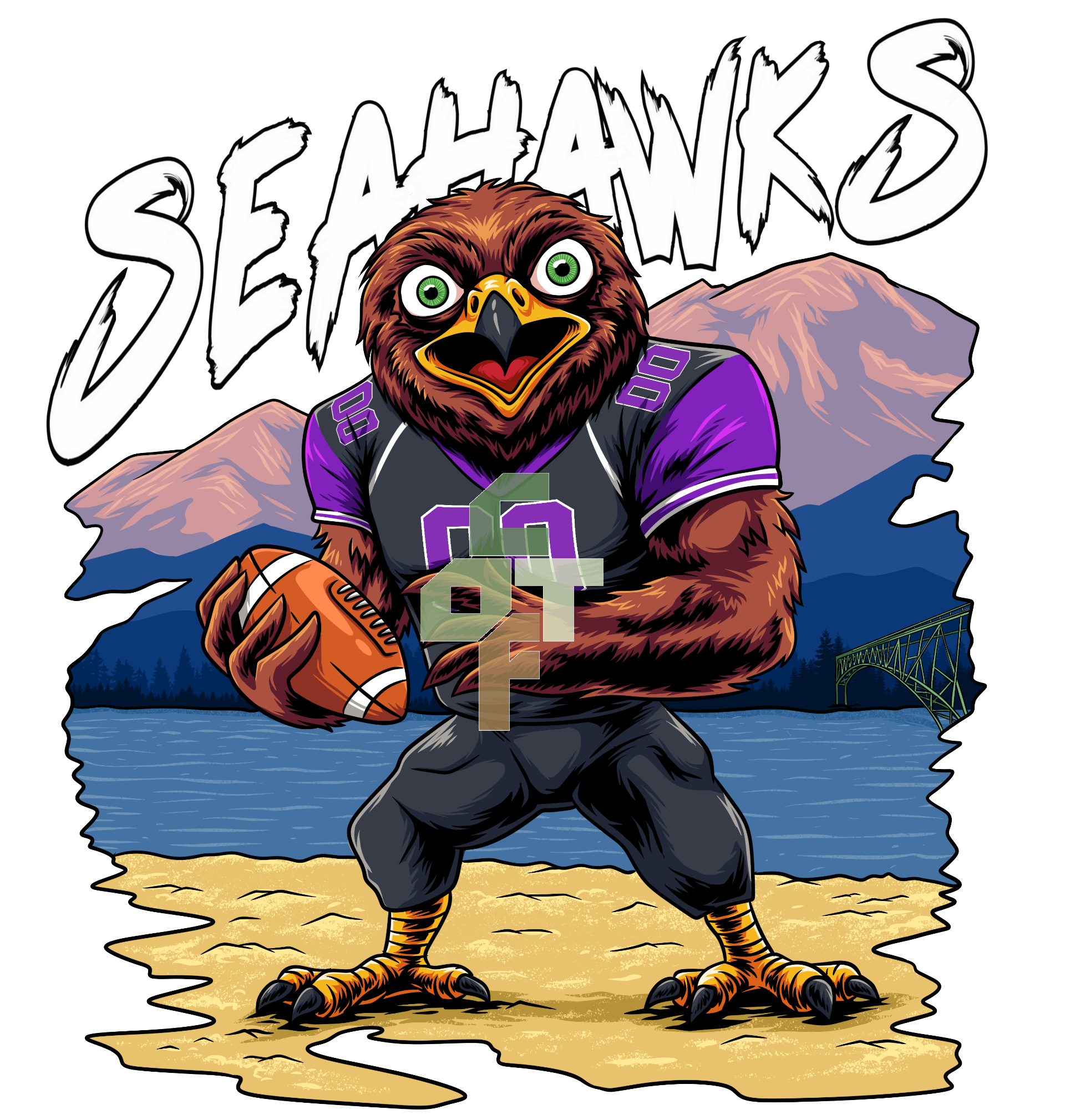 Anacortes Seahawks Sticker